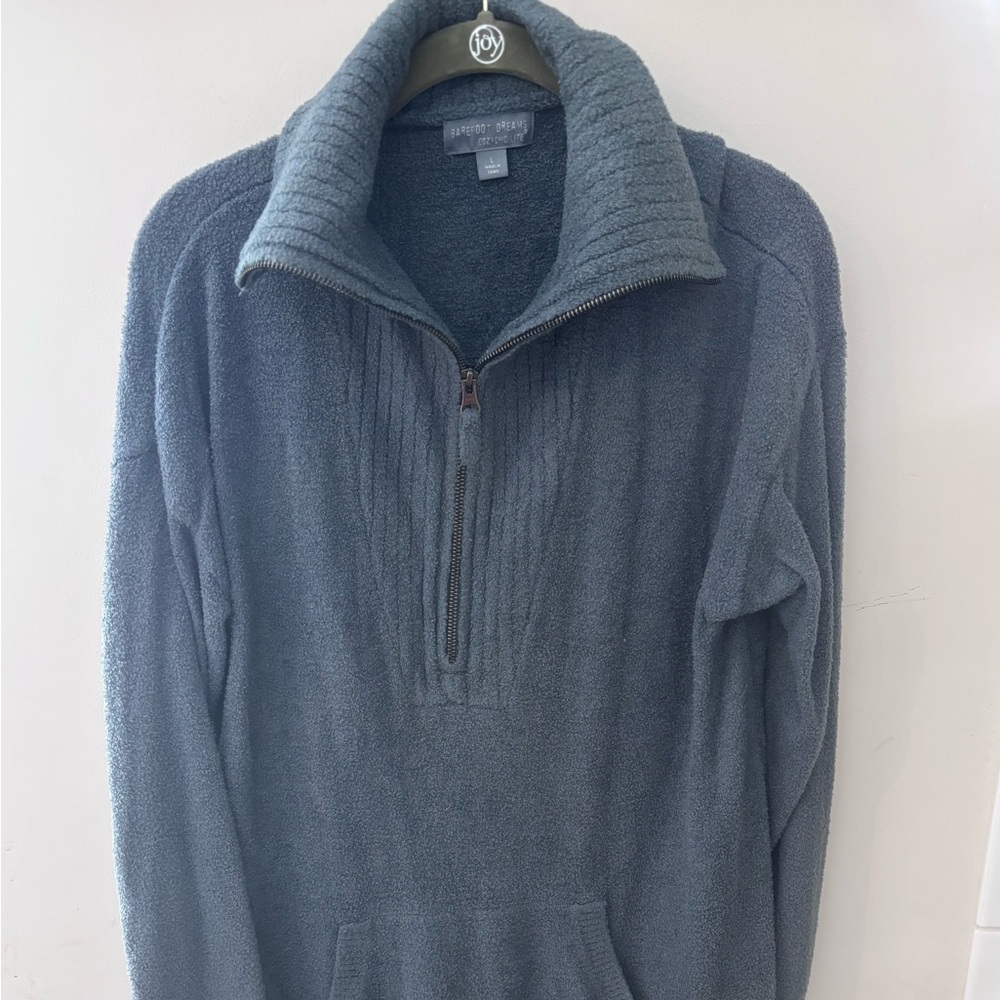 Barefoot Dreams CozyChic Ultra Lite Men's Half Zip Mock Pullover